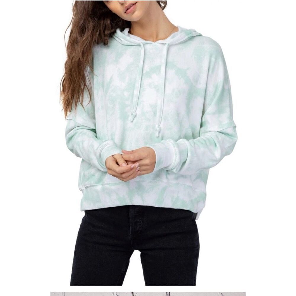 Rails Nico Tie Dye Hoodie in Mint Green NWT Size Small